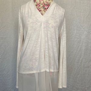 Ellen Tracy Cream Blouse